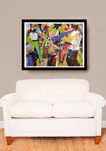 Load image into Gallery viewer, Jazz Explosion Painting, African American Art, Musical Instrument, Wall Art, Musical Abstract, Jazz Art, Wall Decor Art, Colorful Art, Print
