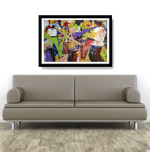 Load image into Gallery viewer, Jazz Explosion Painting, African American Art, Musical Instrument, Wall Art, Musical Abstract, Jazz Art, Wall Decor Art, Colorful Art, Print