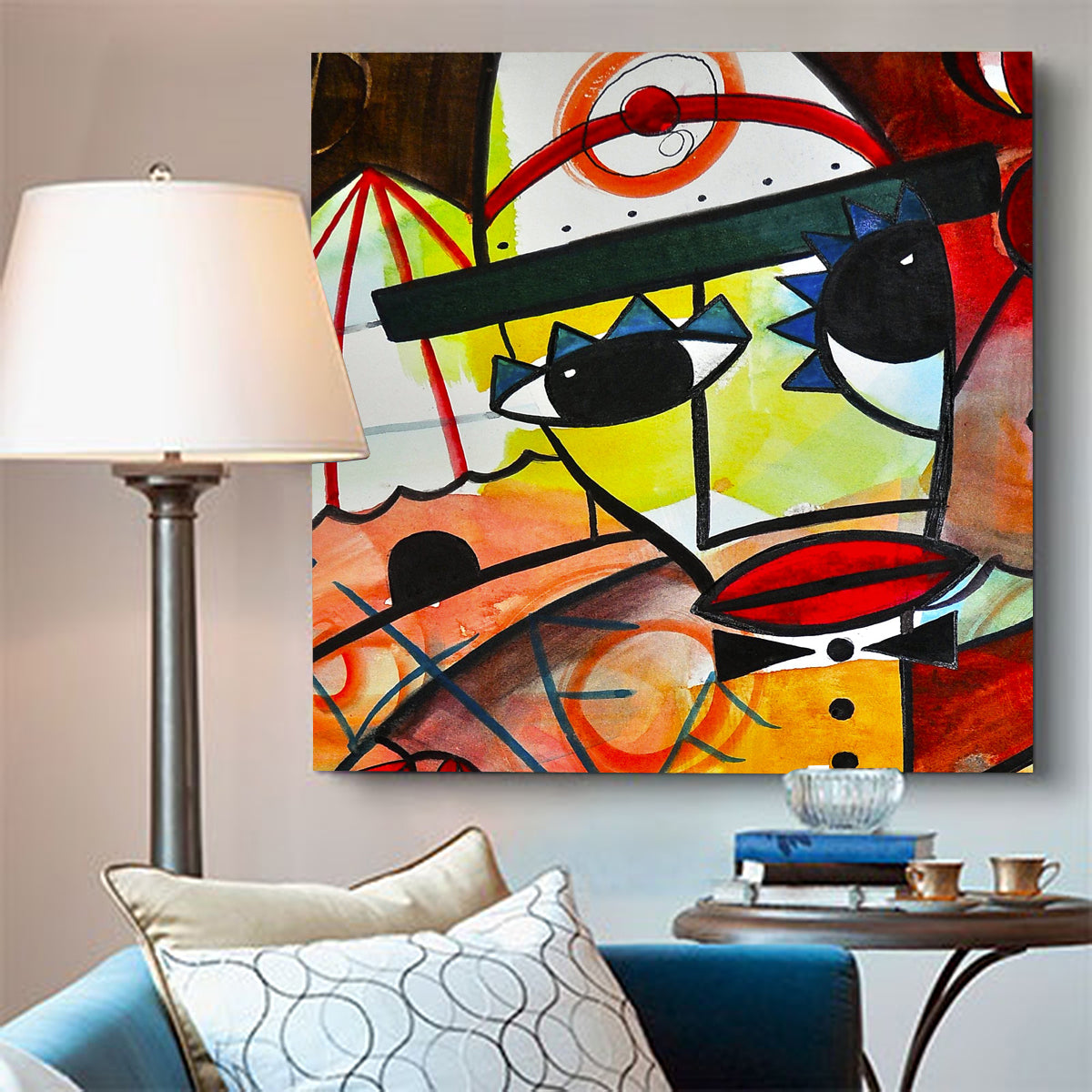 The Juggler II Canvas Art