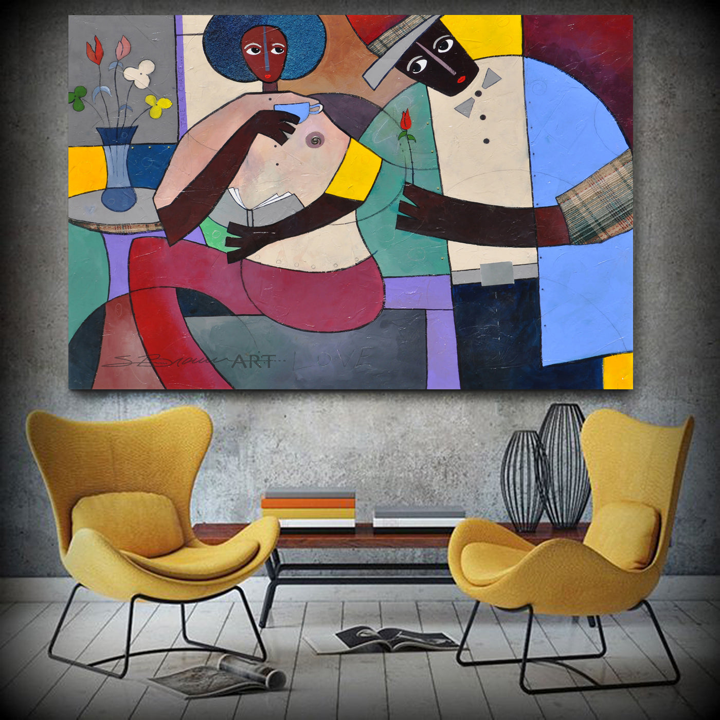 Classy Romance Canvas Art