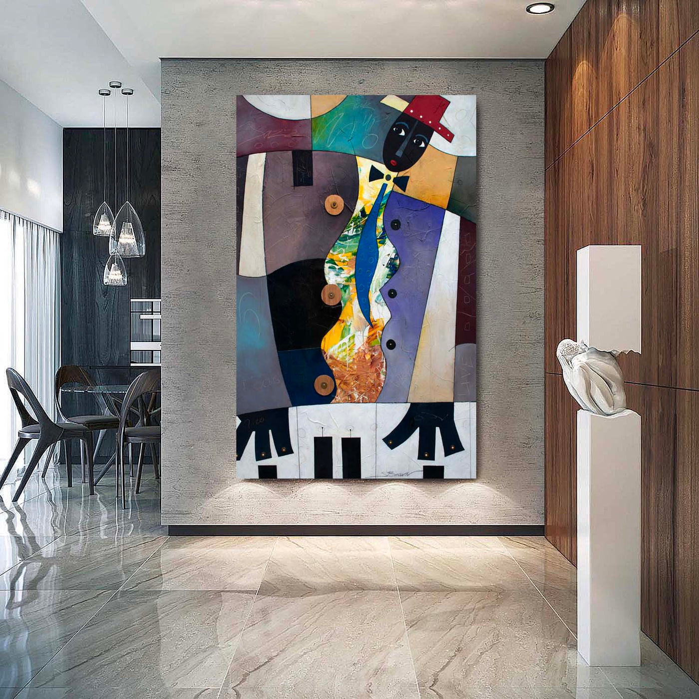 Piano Man Canvas Art