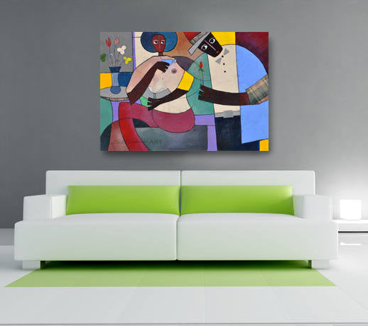 Classy Romance Canvas Art