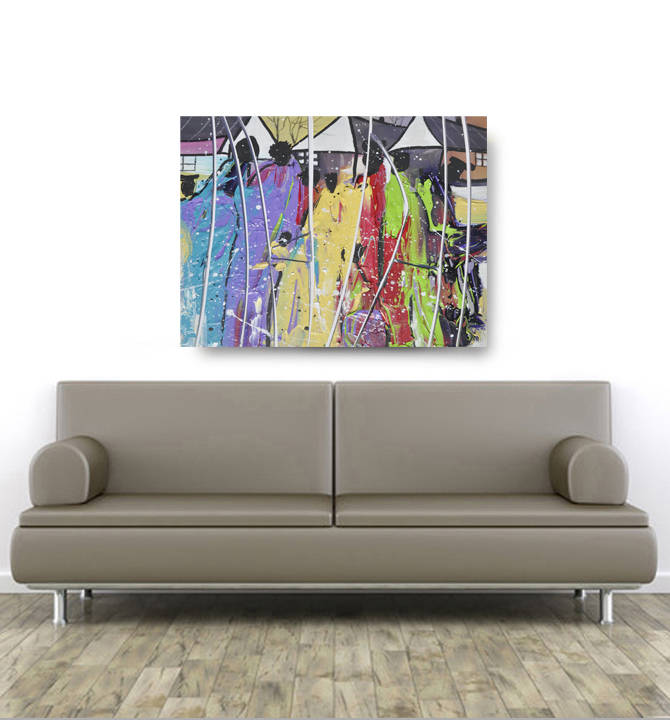 Family Unity I Canvas Art